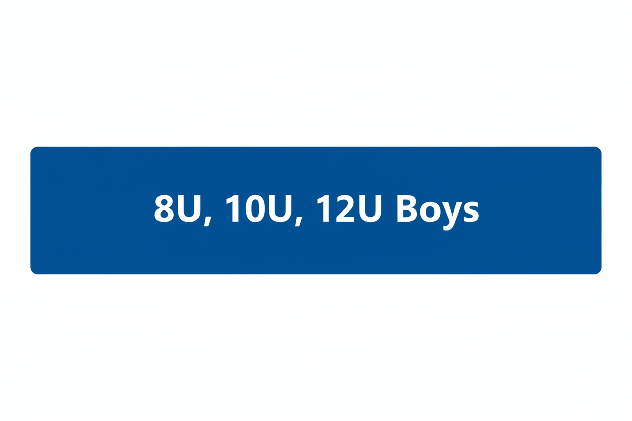 8U, 10U, 12U Boys